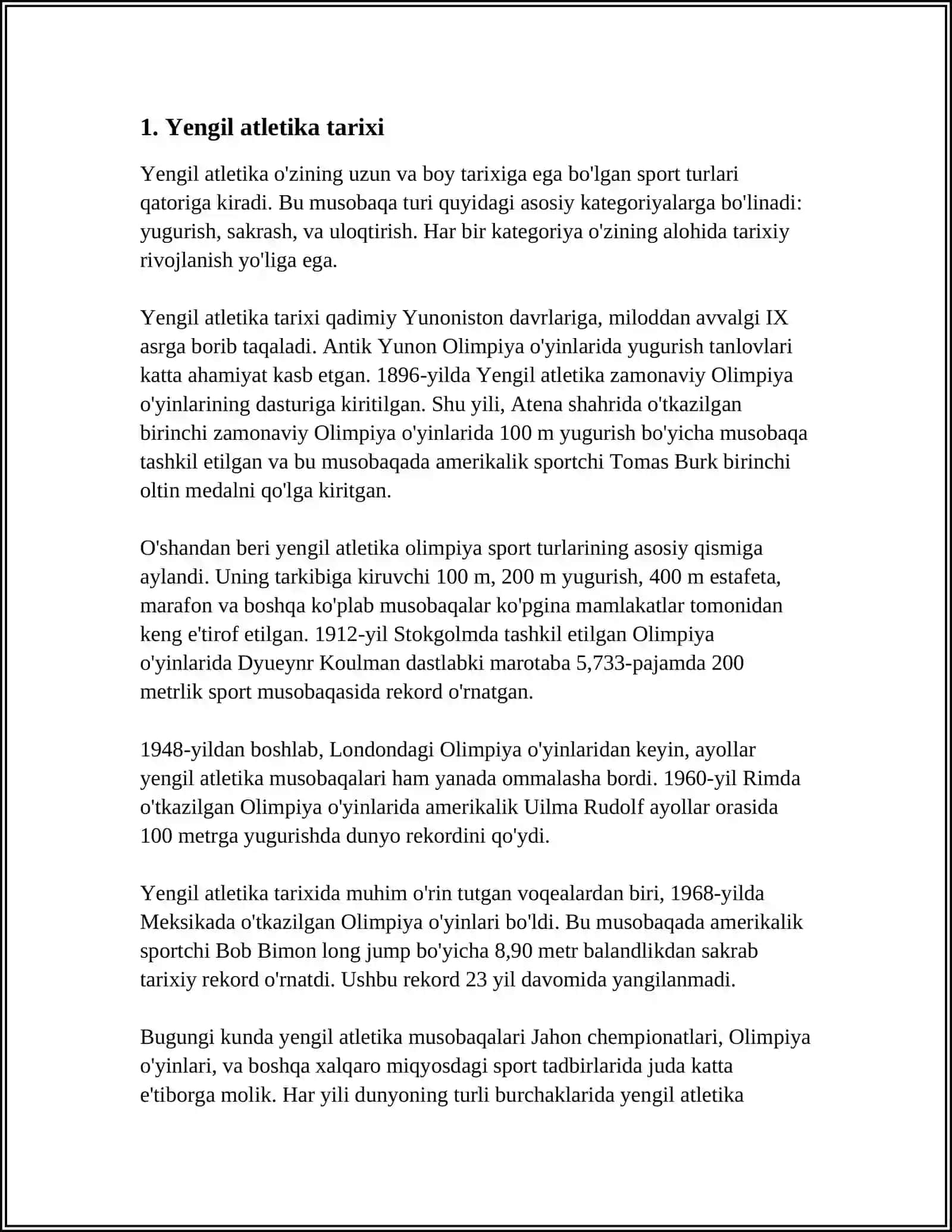 YENGIL ATLETIKA VA UNING TURLARI 3