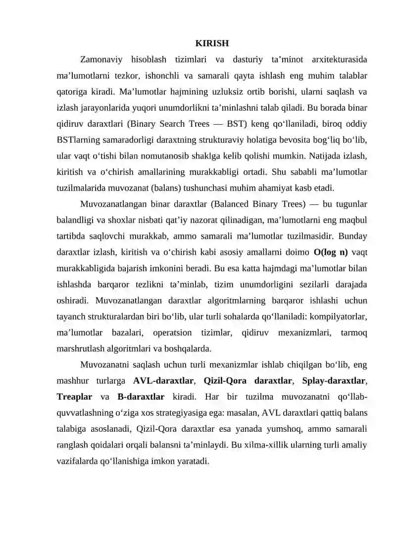 Muvozanatlangan binar daraxtlar 3