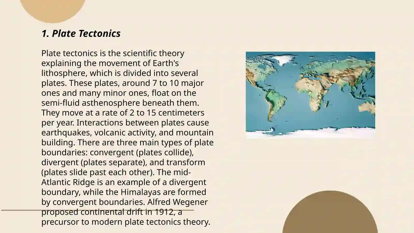 Geographical torations 3