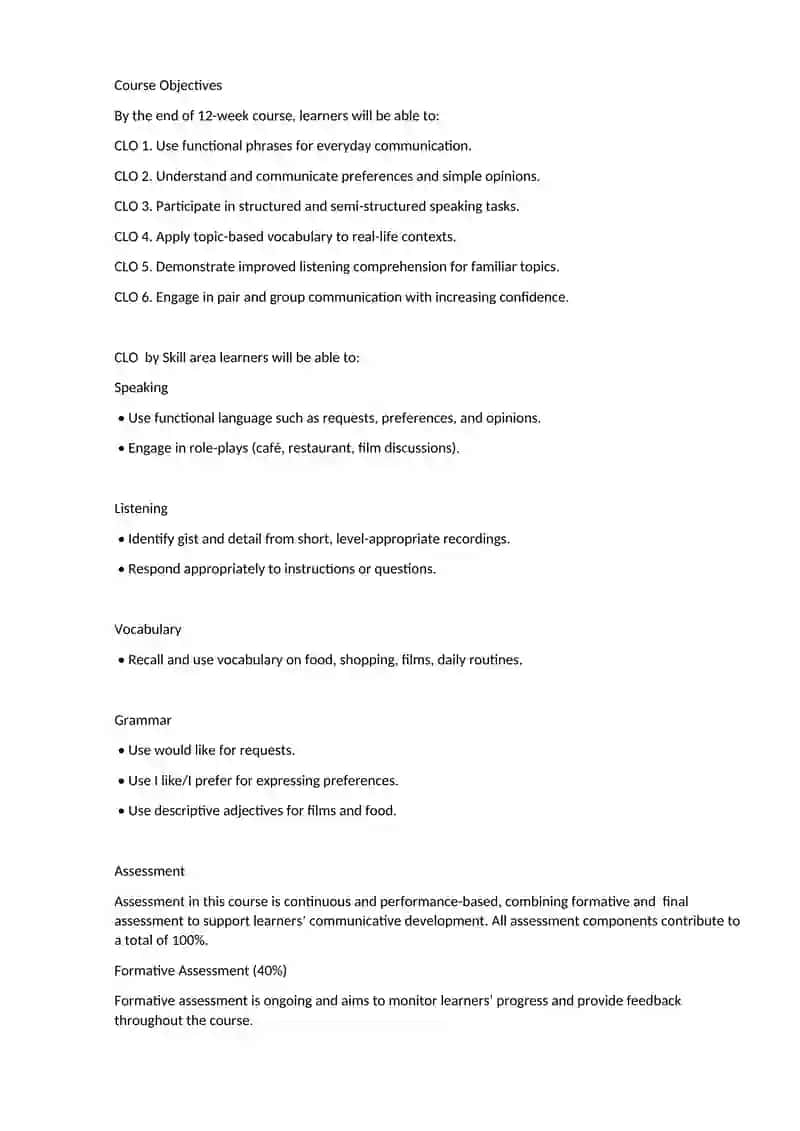 TESOL Skills Portfolio 3