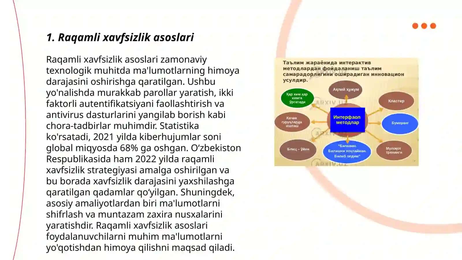 Raqamli xavfsizlik asoslari 3