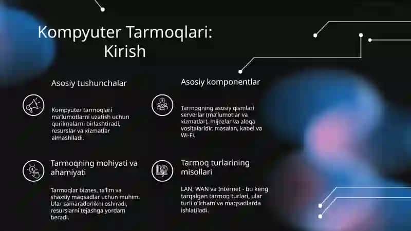 Kompyuter Tarmoqlari: Kirish 3