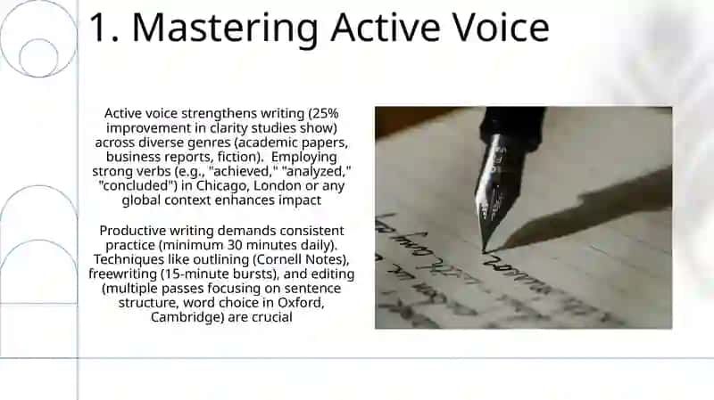 Improving techniques for productive Writing and Speaking skills 3
