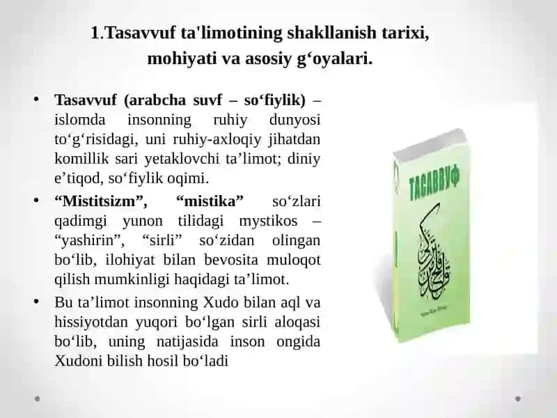 Tasavvuf ta'limoti 3