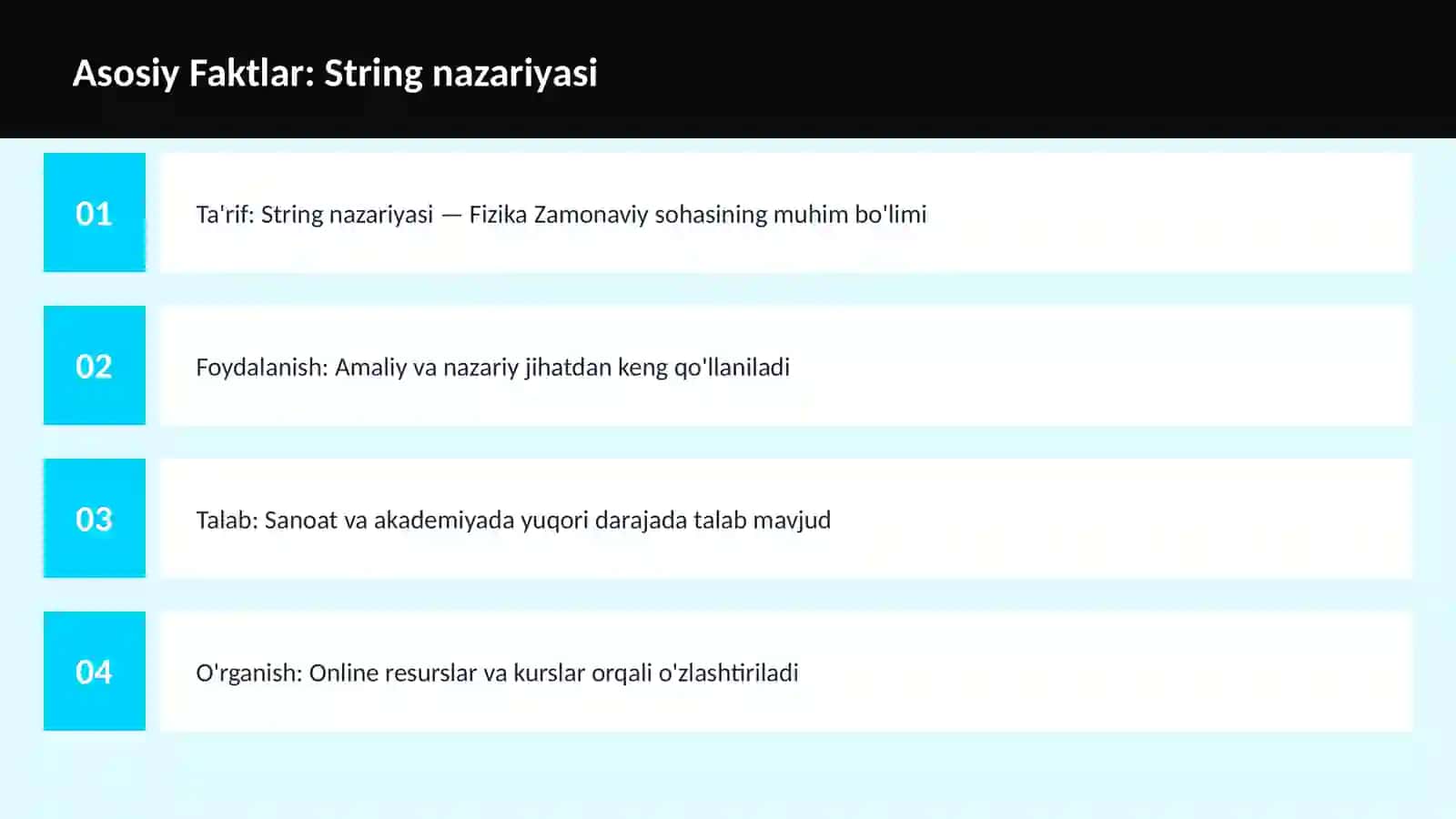 String nazariyasi 3