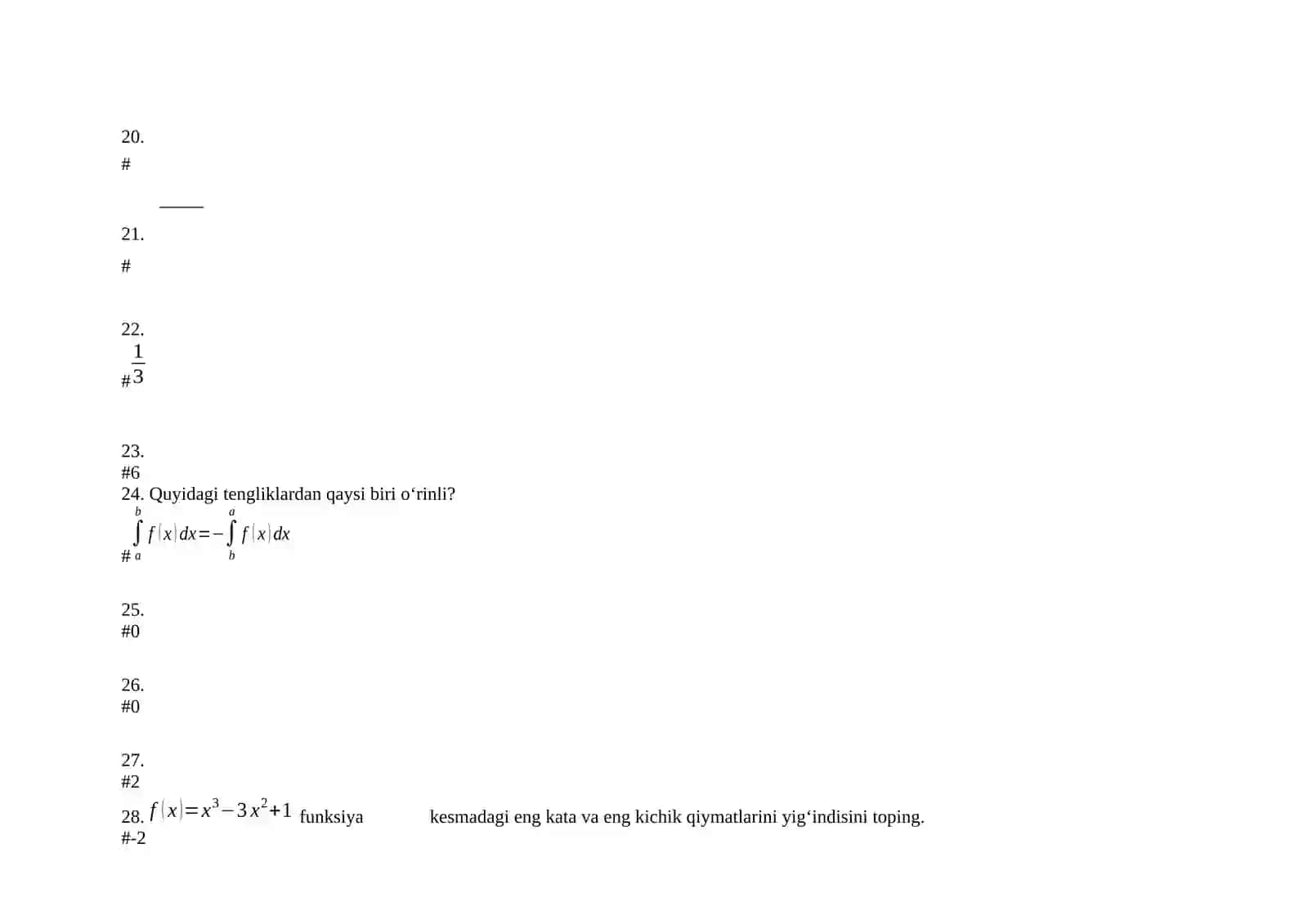 Determinantni hisoblang 3
