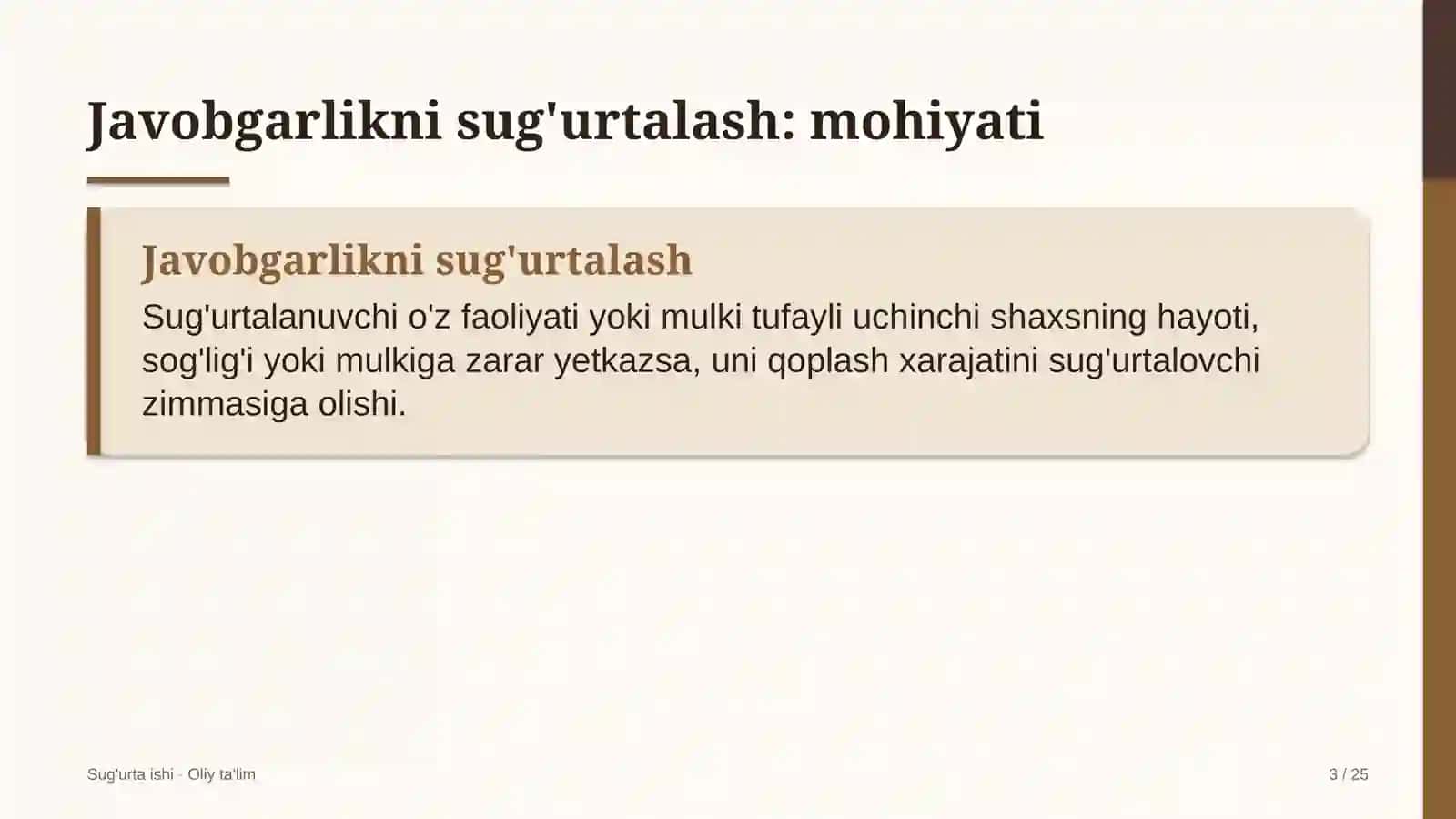 etnoturizmda javobgarlikni sug'urtalash 6226 3