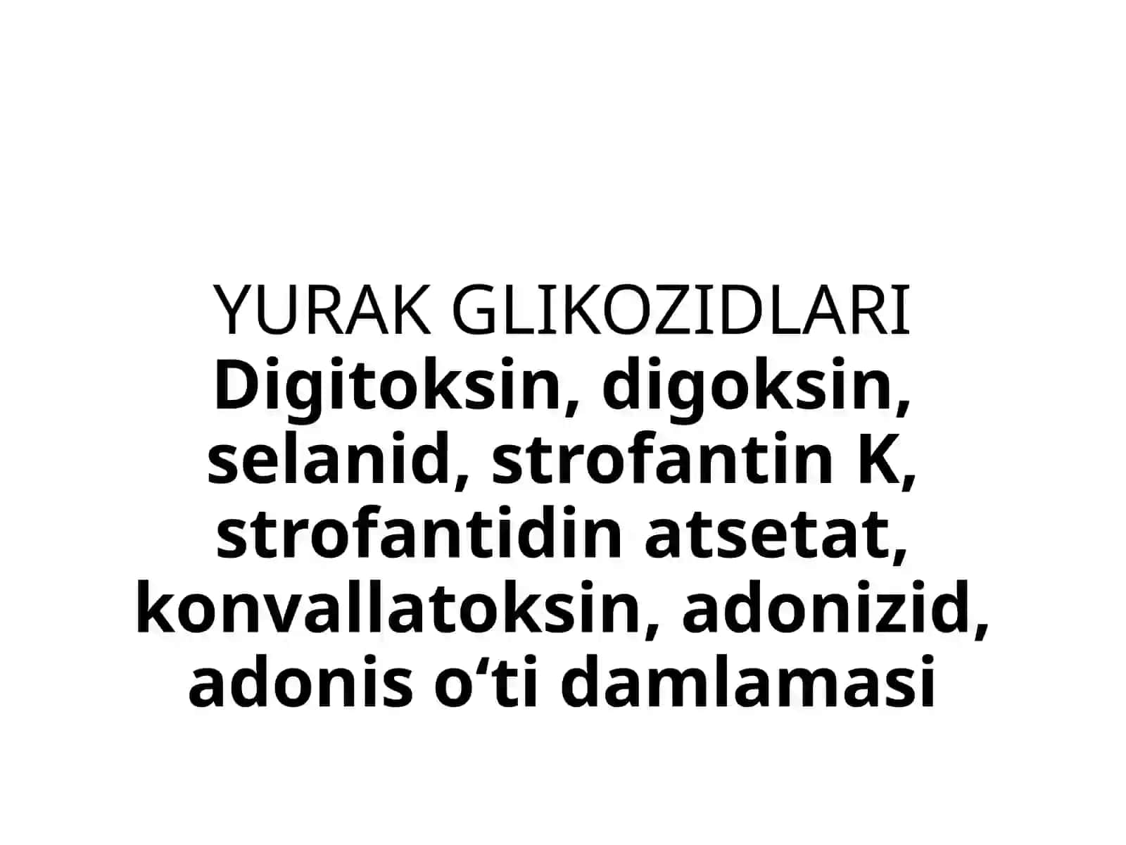 Yurakglikozidlari 3