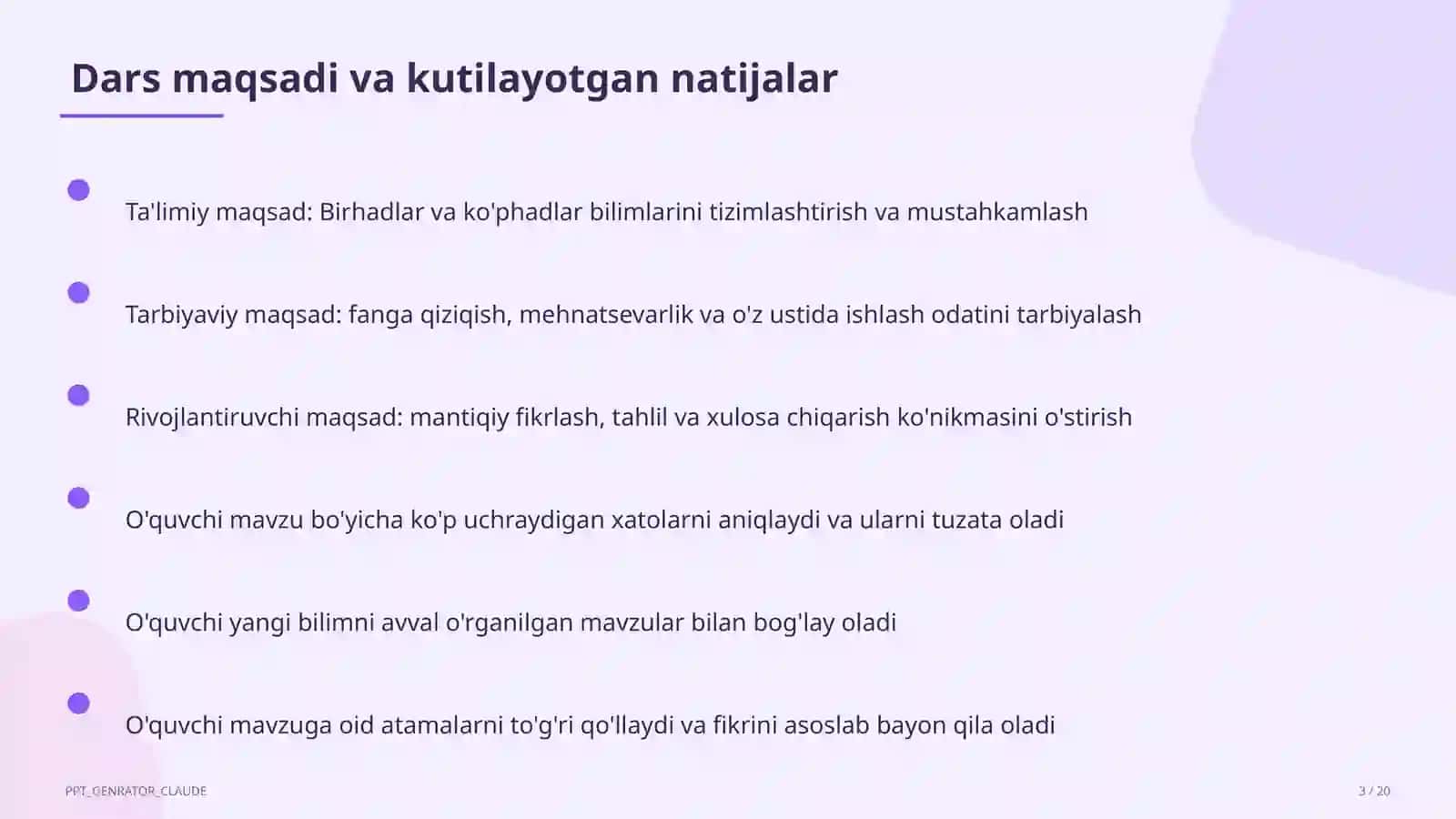 Birhadlar va ko'phadlar (7-sinf) 3