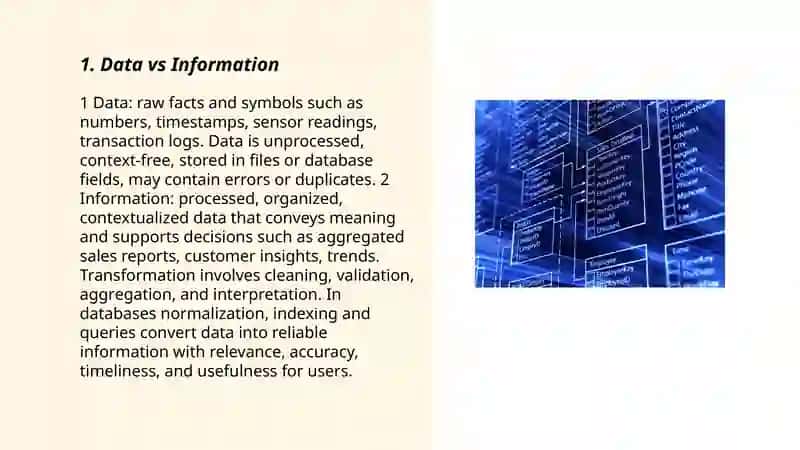 Database Basics and Data 3