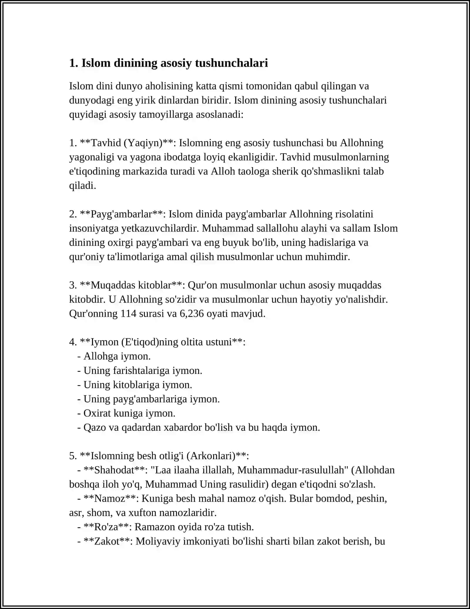 ISLOM DINI 3