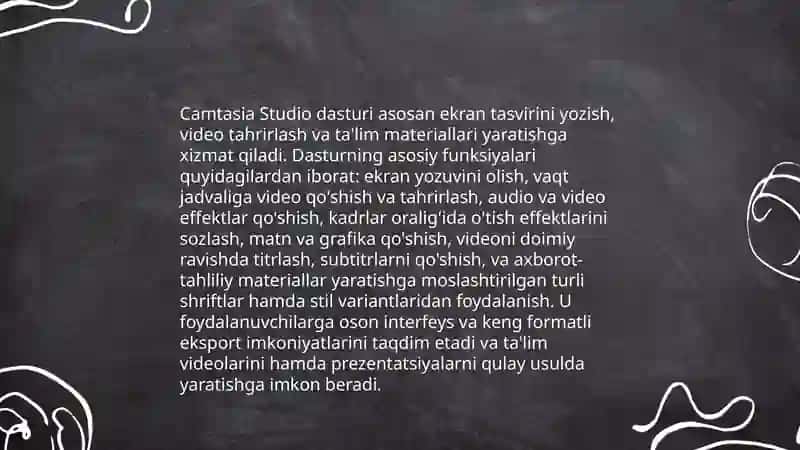 Camtasia Studio, ISpring CamPro, Capture 3