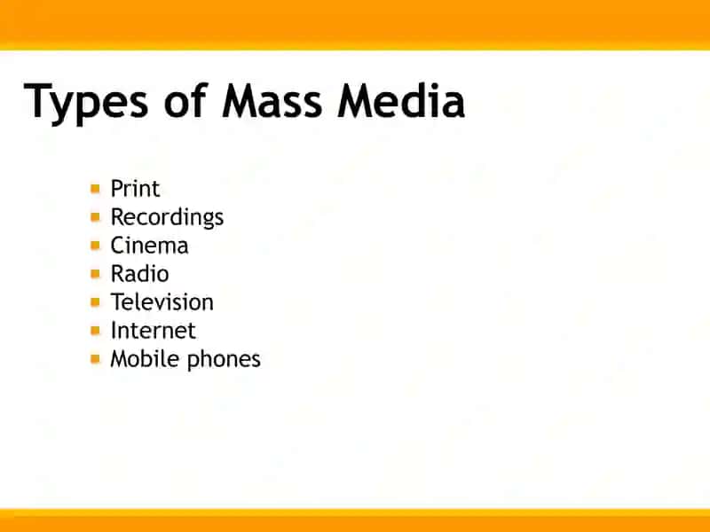 Types of MASS MEDIA 3