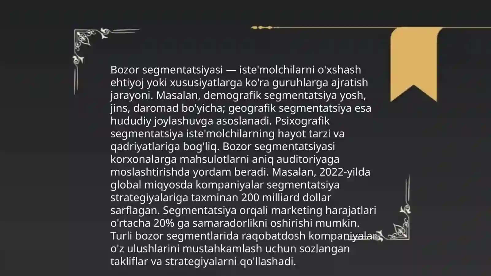 Marketing tahlili 3