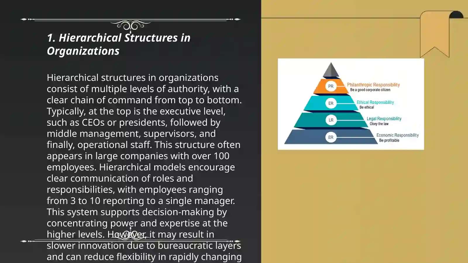 Work organization and responsibility 3