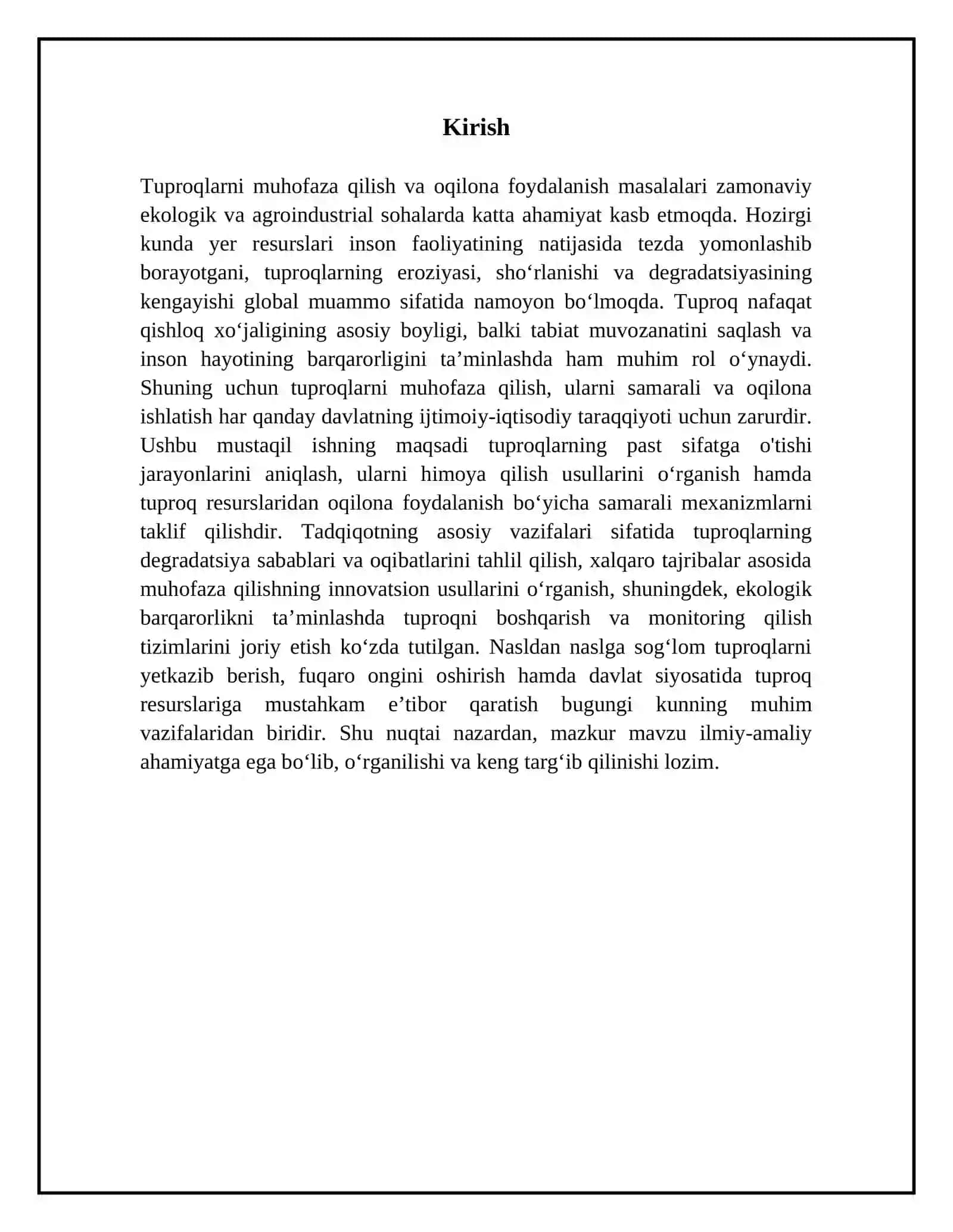 Tuproqlarni muhofaza qilish va oqilona foydalanish 3