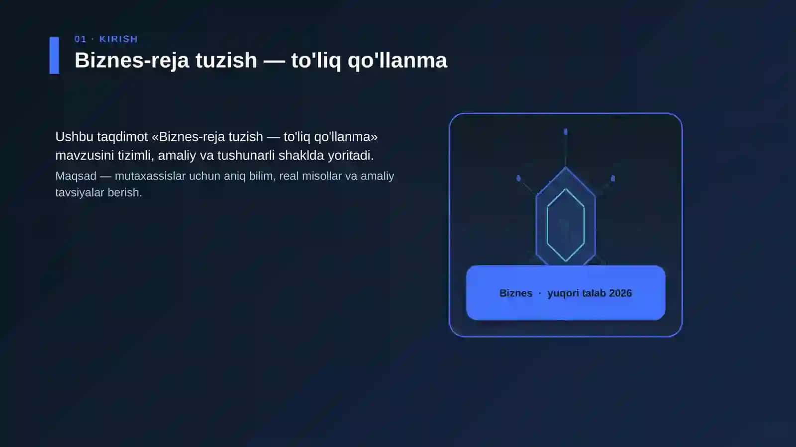 Biznes-reja tuzish — to'liq qo'llanma 3