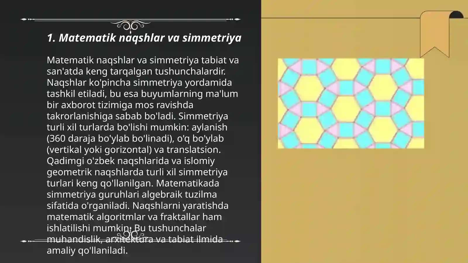Matematik naqshlar 3