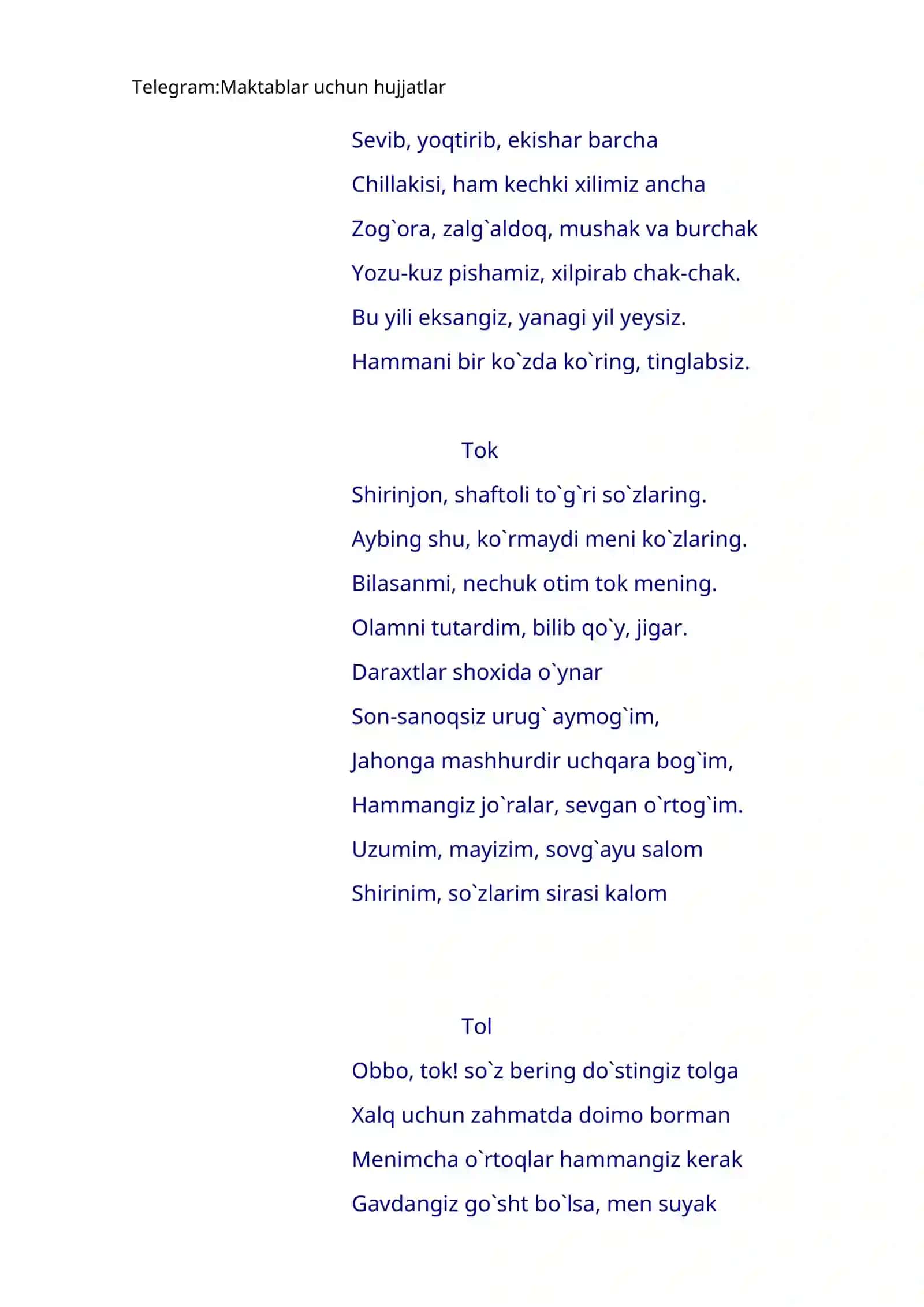 O'simliklar so'zlaydi 3