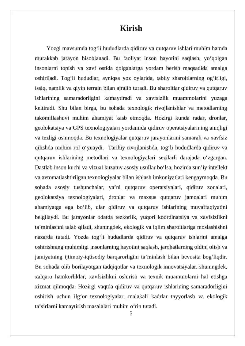 RADA TOG’LI XUDUDDA QIDIRUV-QUTQARUV ISHLARINI OLIB BORISH 3