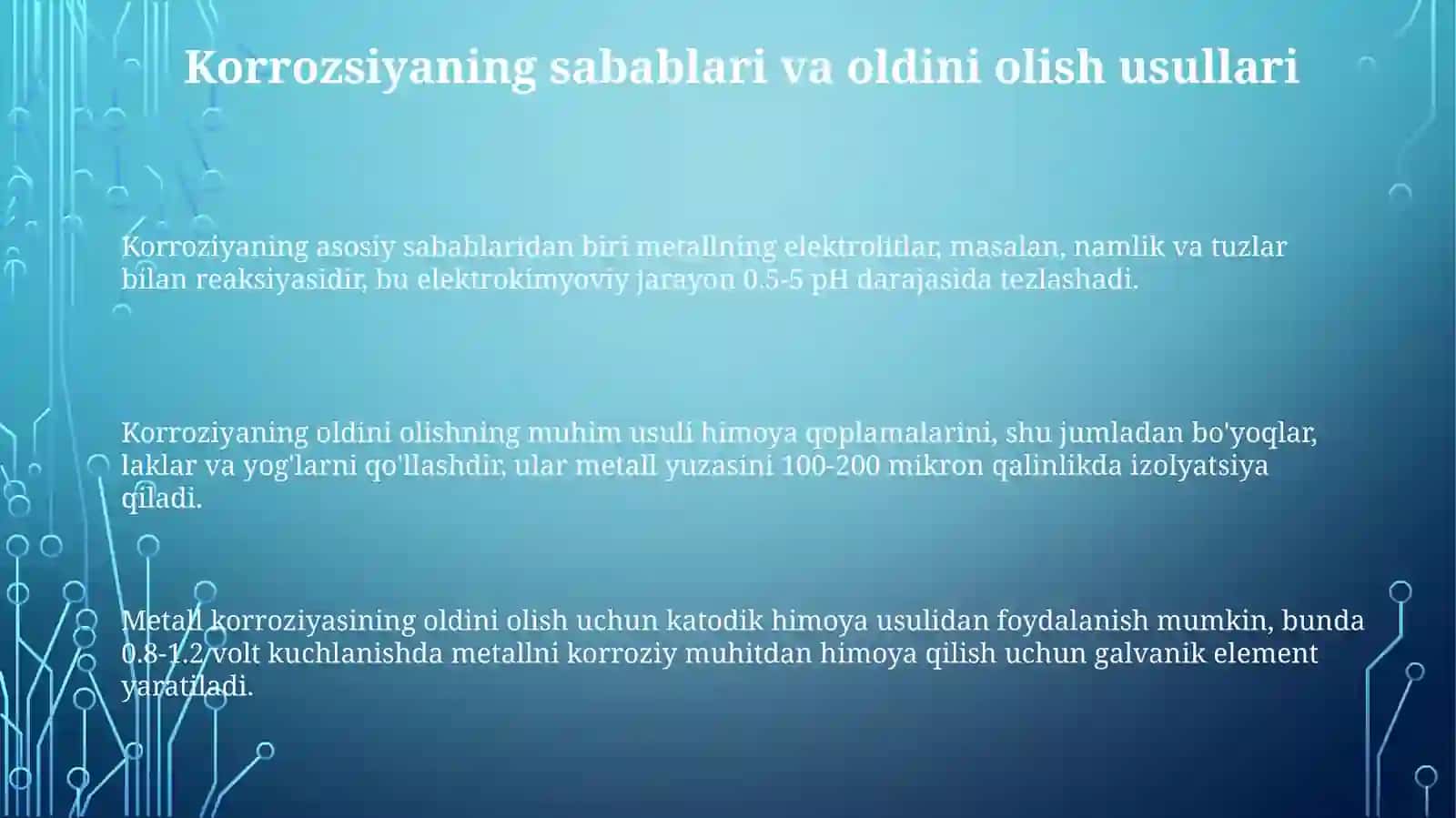 Uydakooroziyaniyoqotish 3