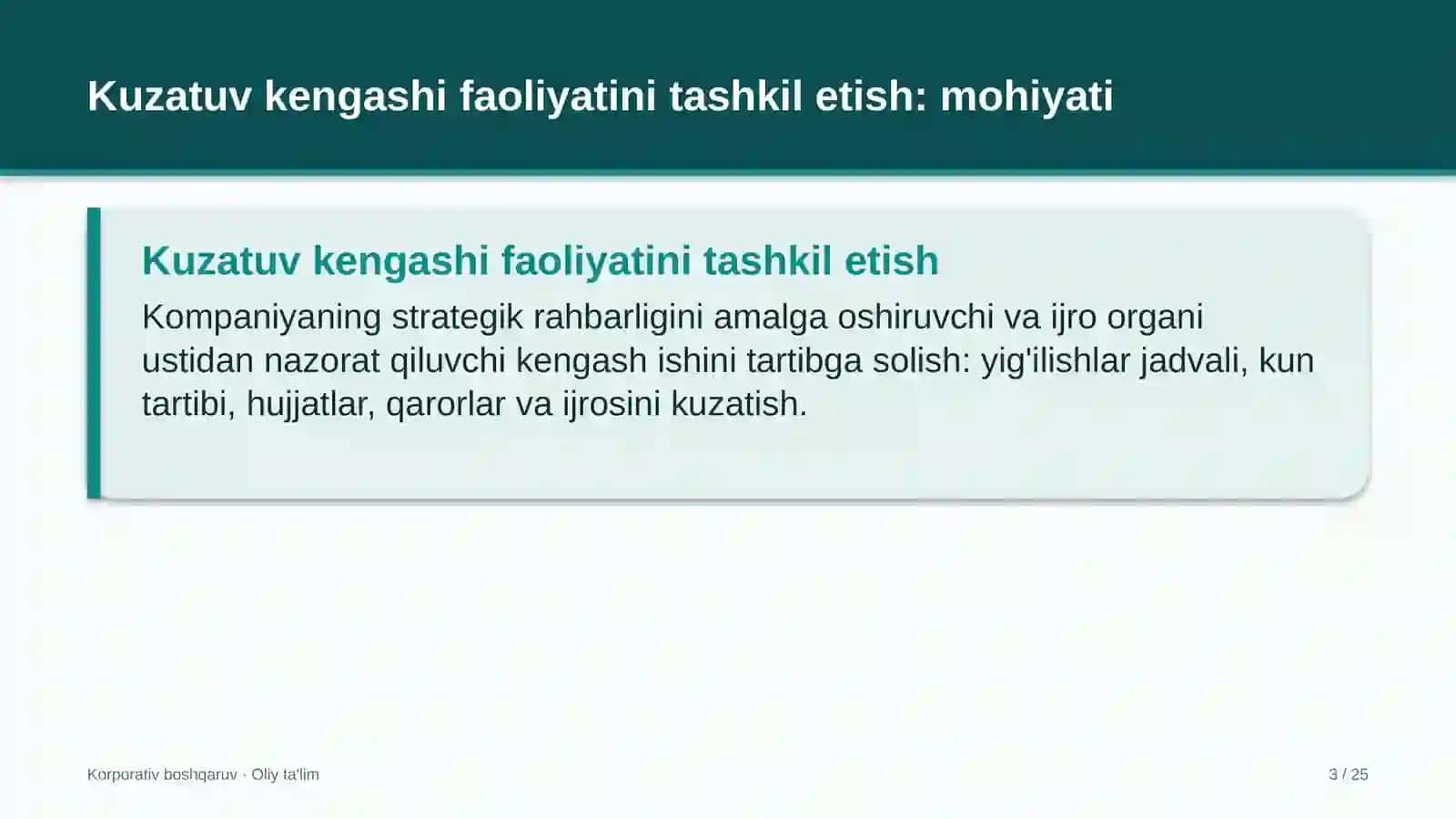 neft qazib olishda kuzatuv kengashi faoliyatini tashkil etish 9543 3