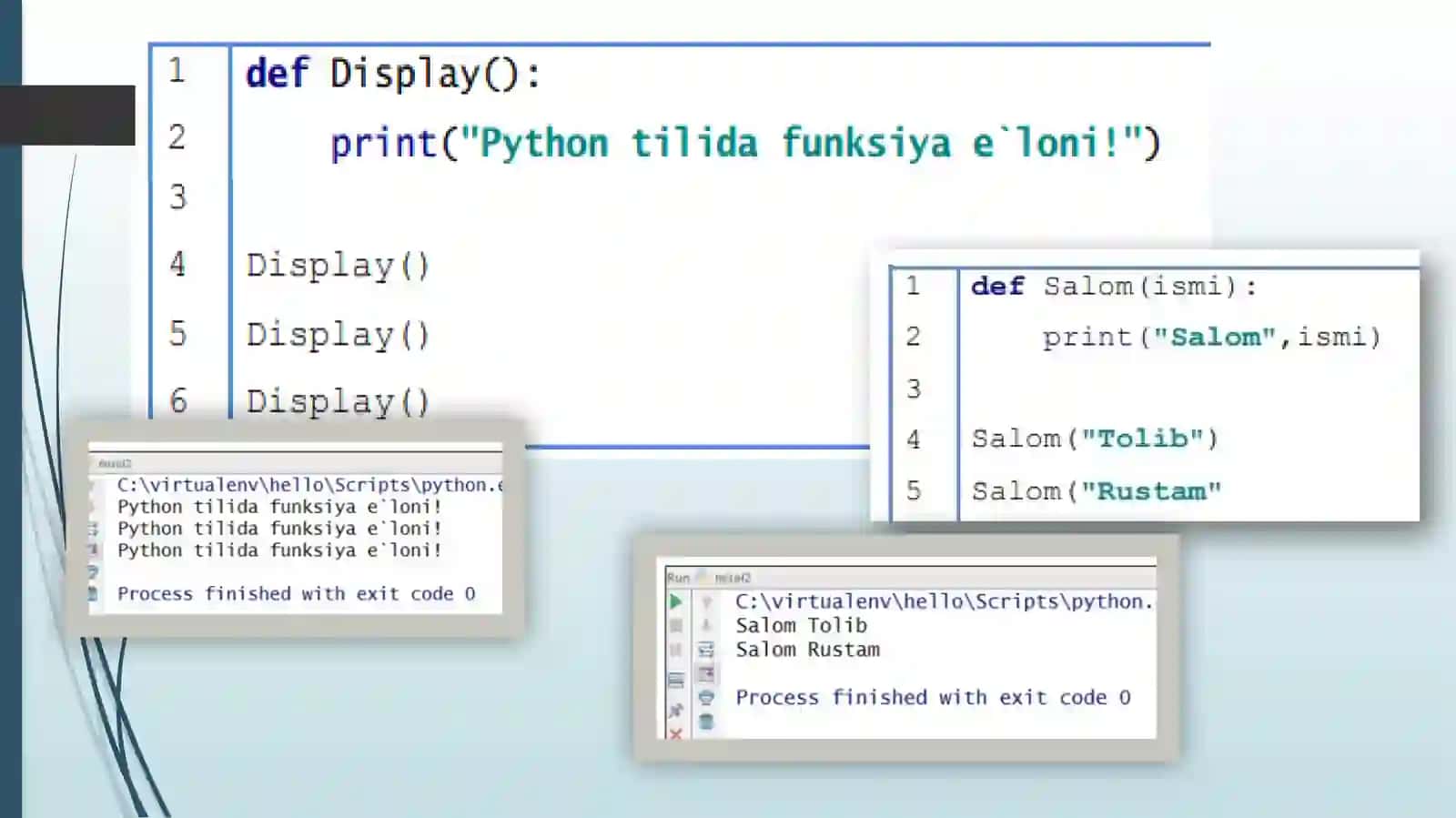 Python (Basic) Funksiyalar 3
