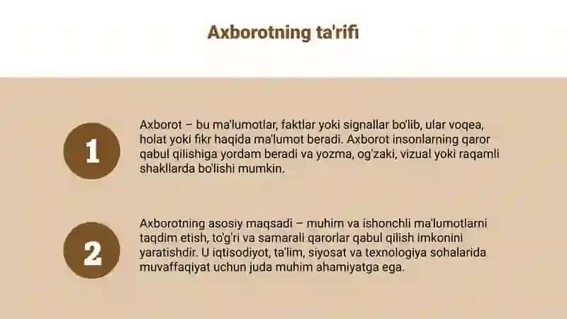 Axborot nima va uning manbalari 3