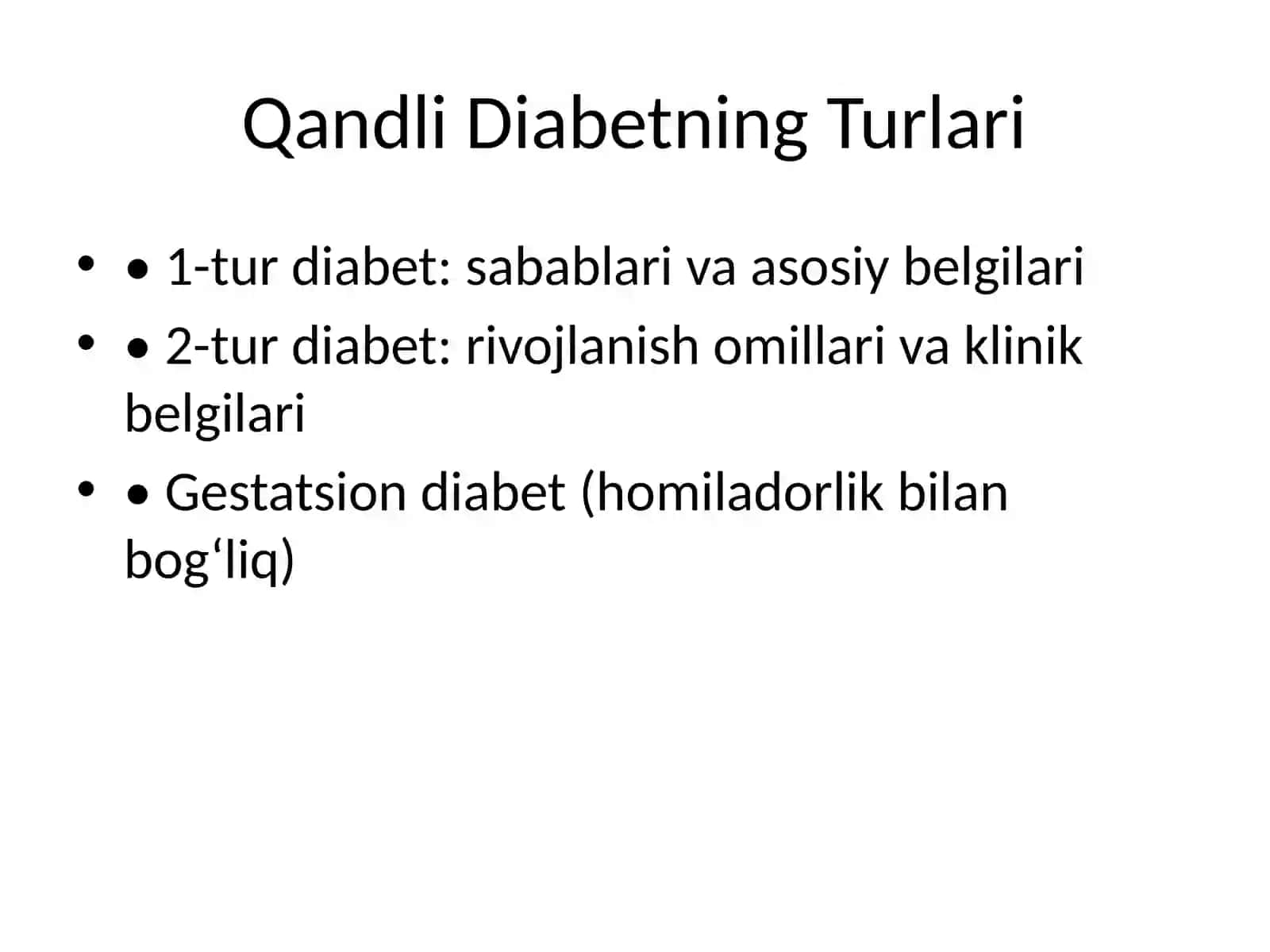 Qandli Diabet 3