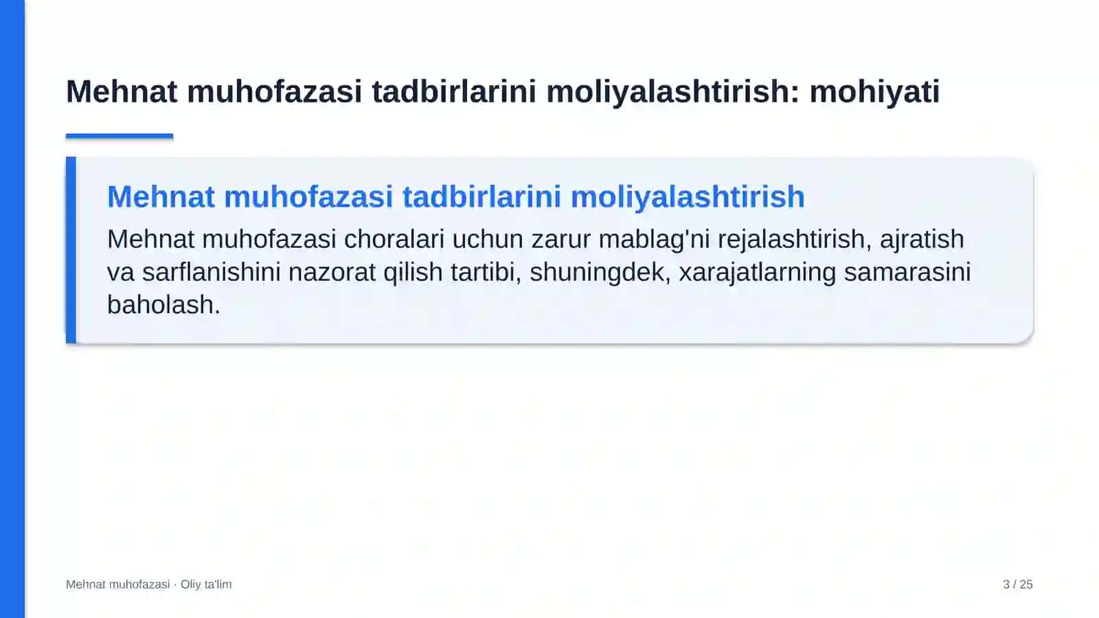 farmatsevtika sanoatida mehnat muhofazasi tadbirlarini moliyalashtirish 2989 3