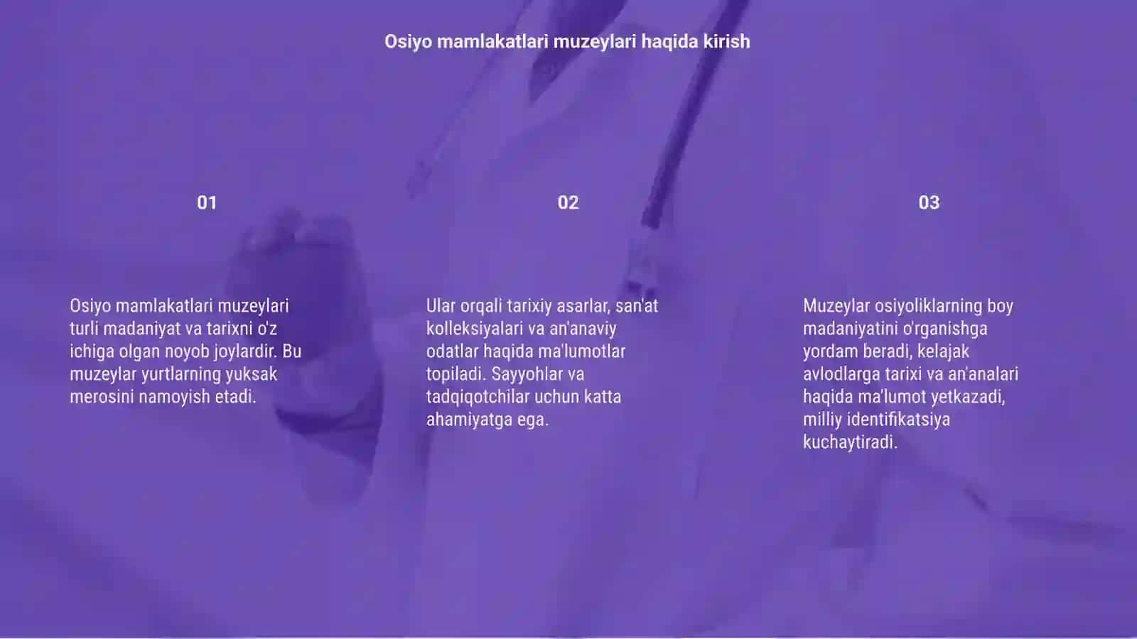 Osiyo mamlakatlari muzeylari 3