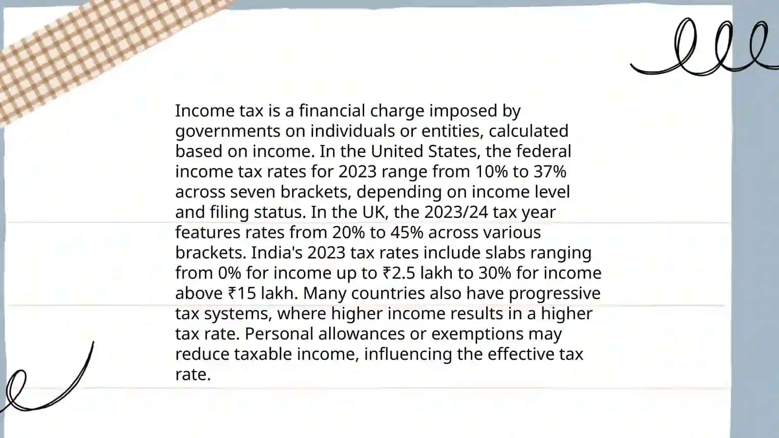 Taxes 3