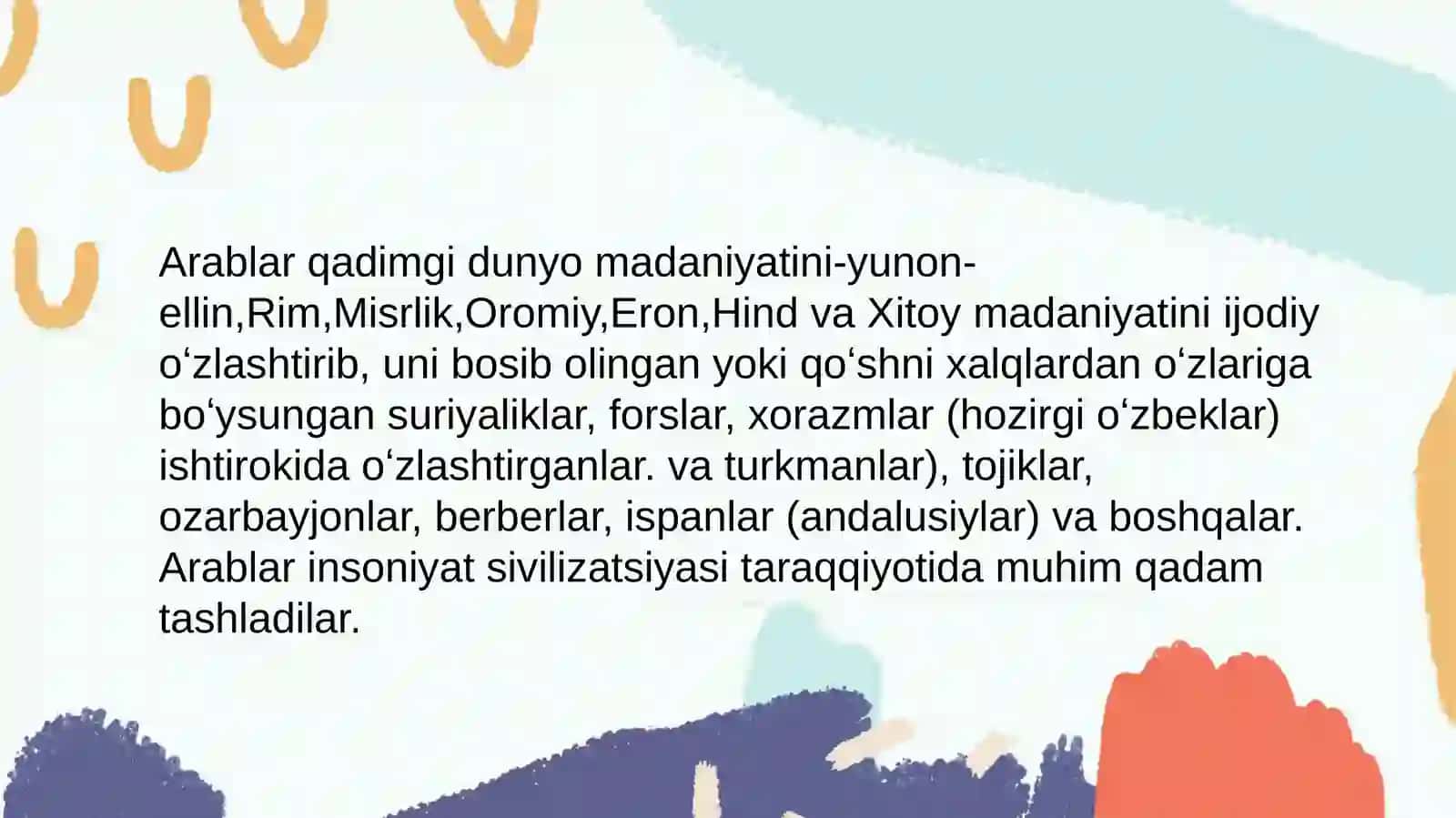 Arab madaniyati 3