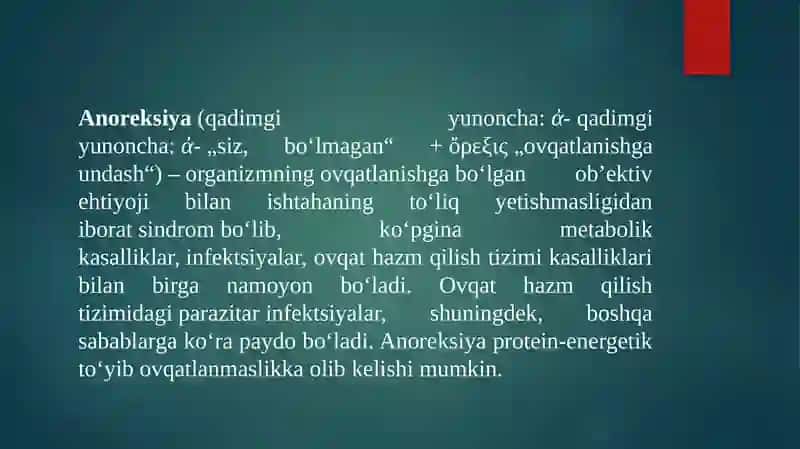 ANOREKSIYA 3