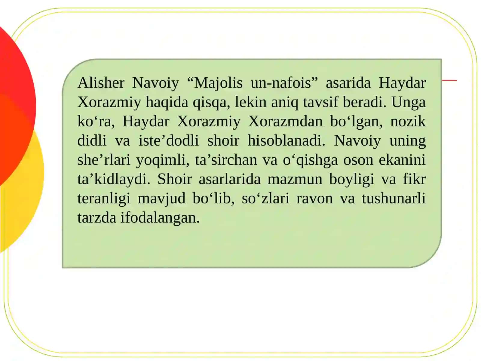 Haydar Xorazmiy 3