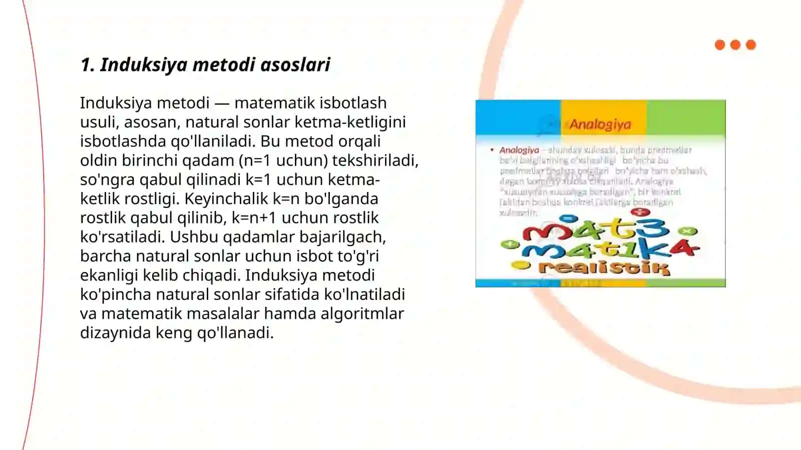 Induksiya, deduksiya va analogiya metodlari 3