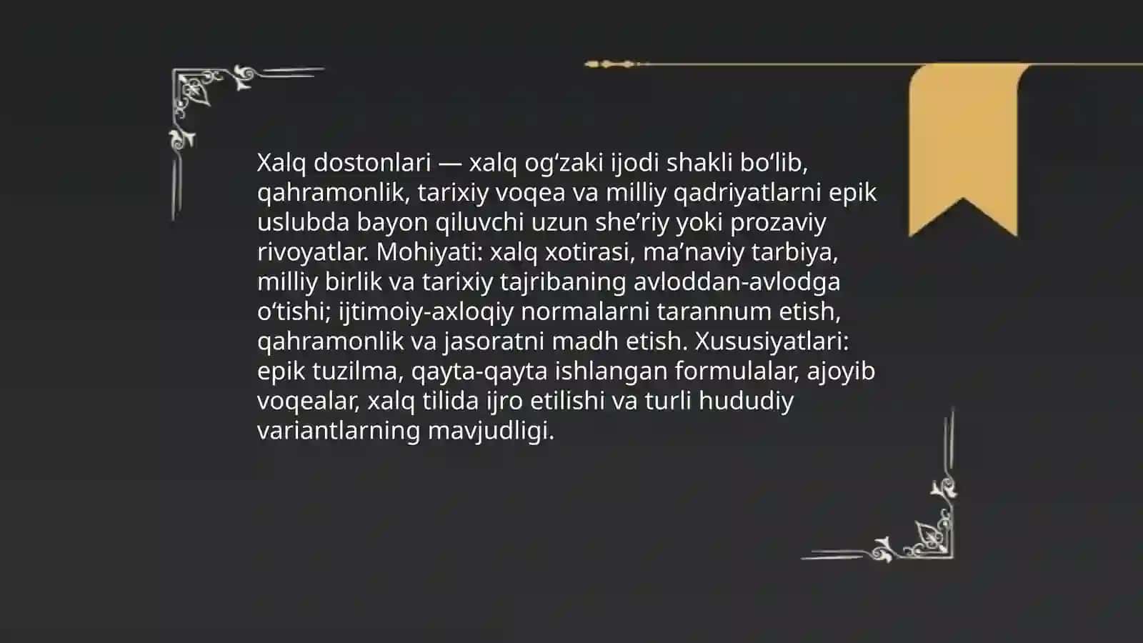 Xalq dostonlari haqida malumot 3