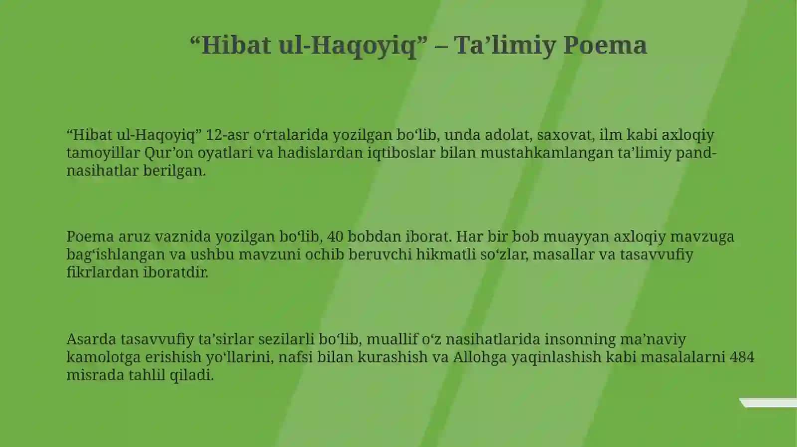 Hibat ul-haqoyiq 3