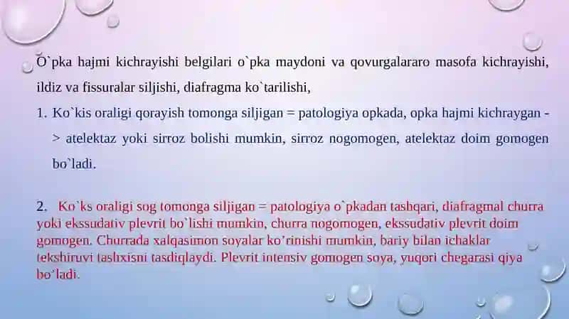 Total vasubtotal so'yalanish sindromi 3