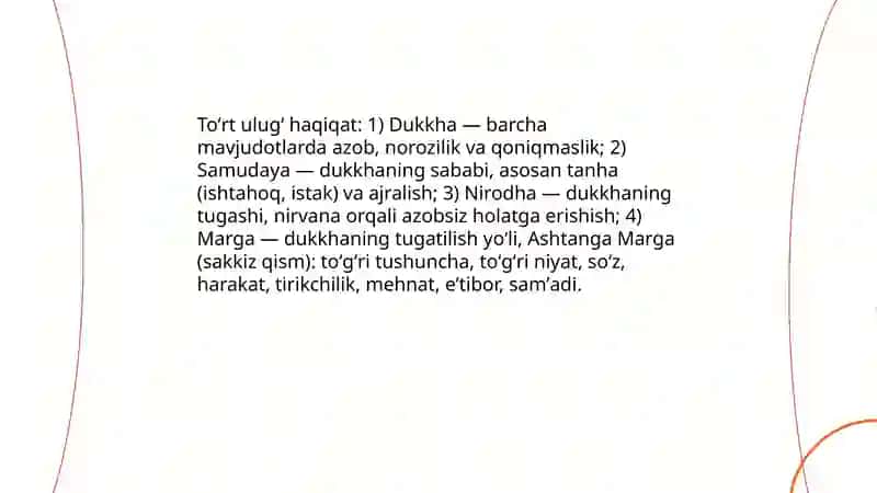 Buddaviylik taʼlimoti 3