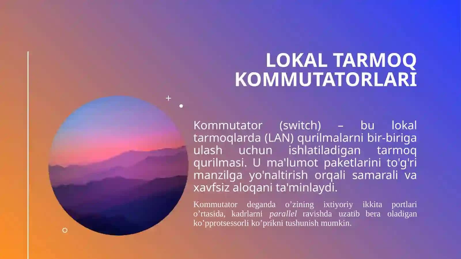 Lokal tarmoq kommutatorlari 3
