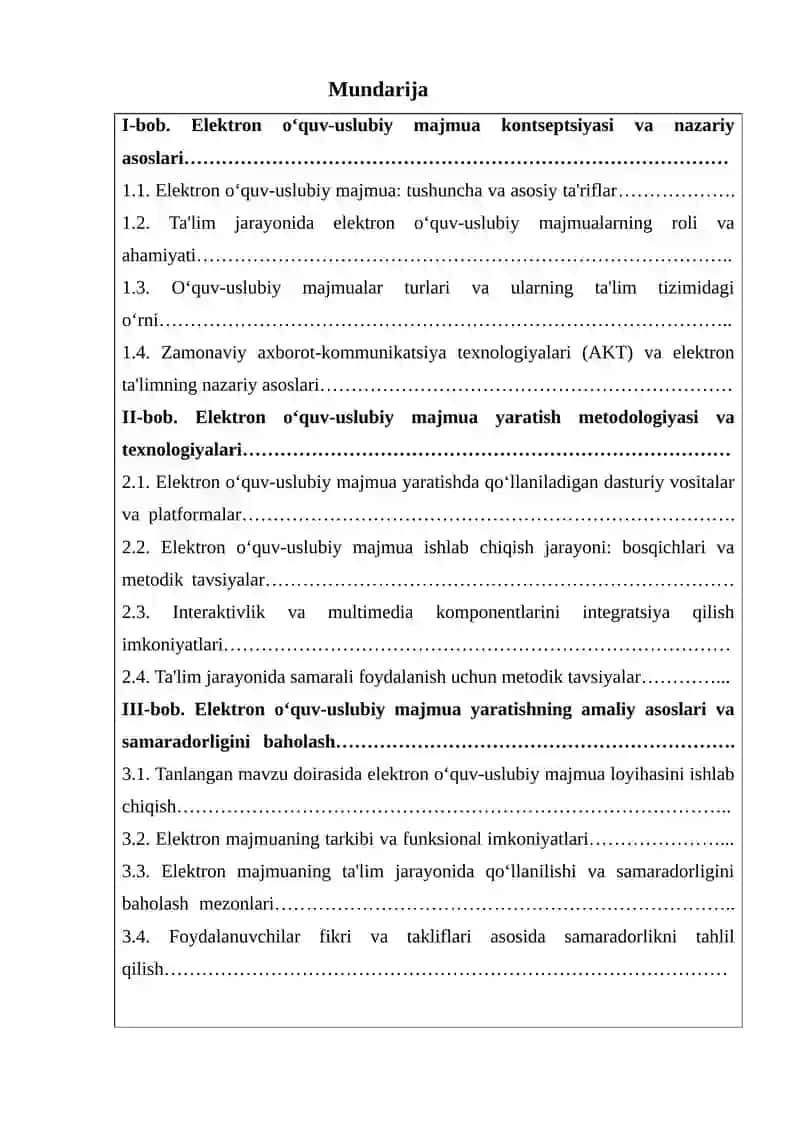 8-sinf Informatika va axborot texnologiyalari fanidan elektron o‘quv-uslubiy majmua yaratish metodikasi 3