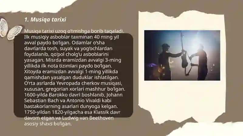 Musiqa haqida slayd 3