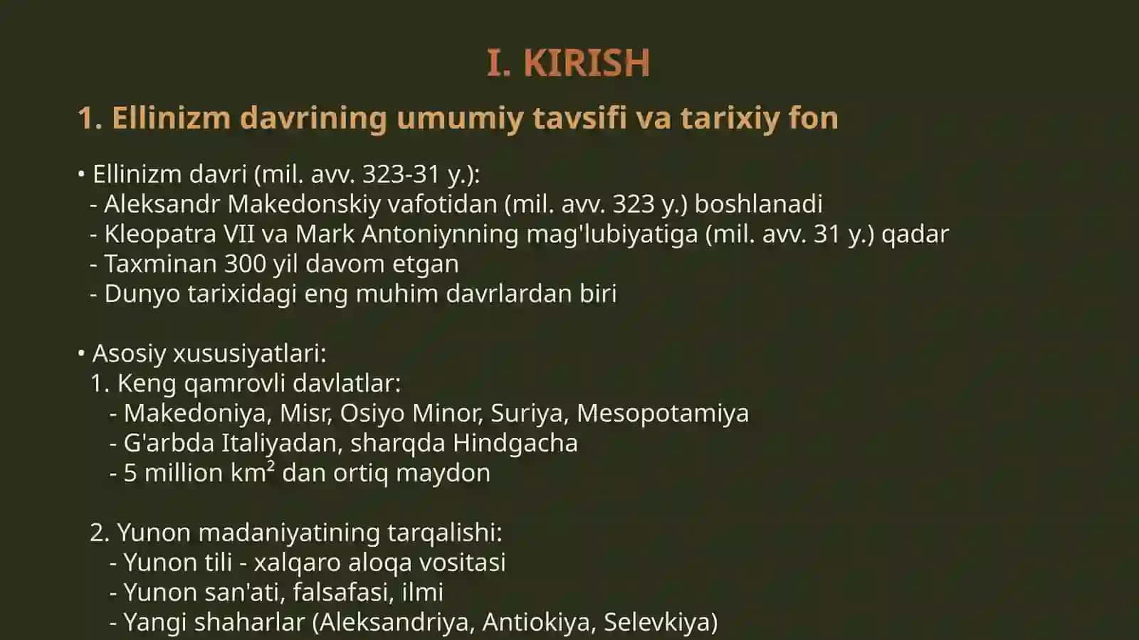 Ellinizm Davrida Yunoniston 3