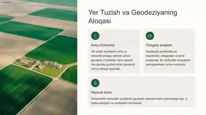 Yer Tuzishda Geodezik Ishlar Fanining Maqsadi va Vazifasi 3
