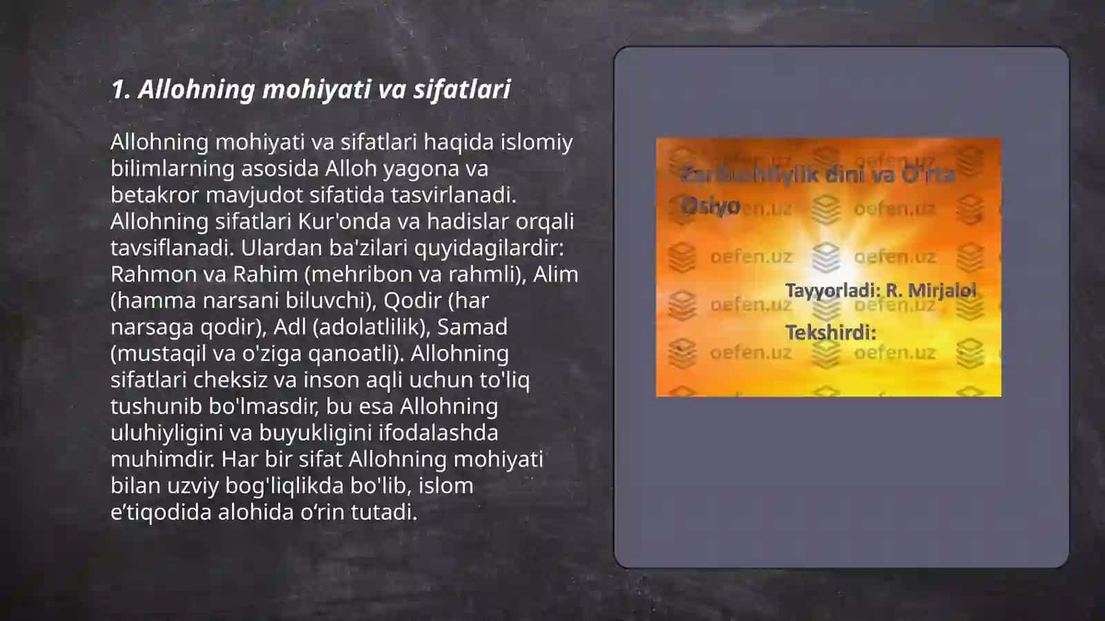 Din va hurfikrlilik 3
