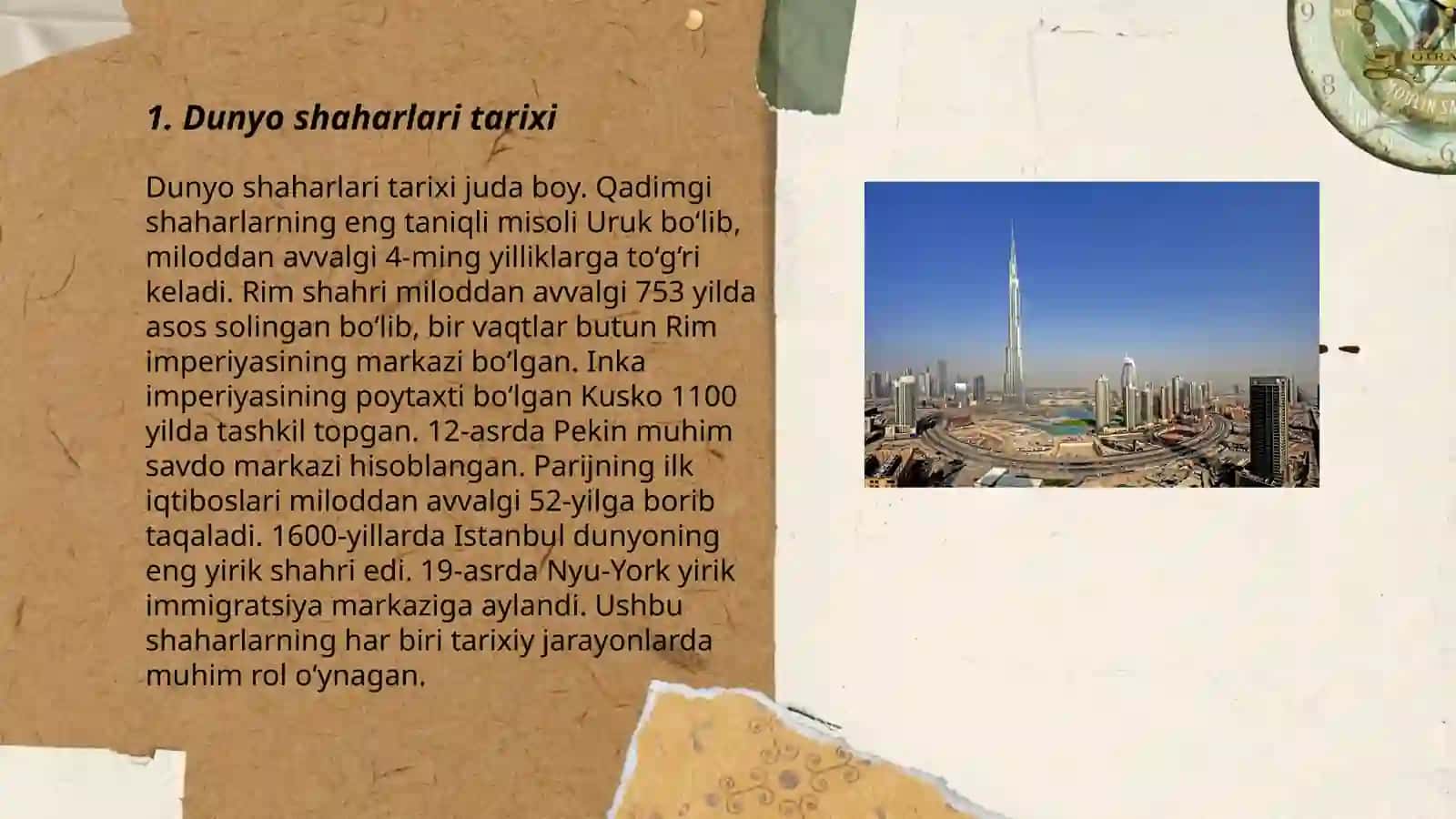 Dunyo shaharlari tarixi 3