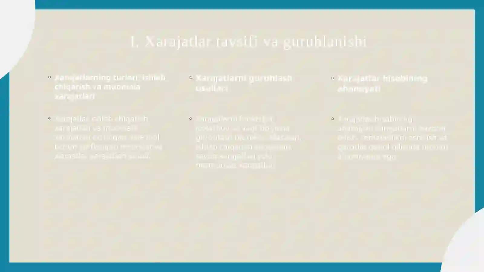 Farmasevtikakorxonalariningishlabchiqarishvasavdoxarajatlarininghisobi 3