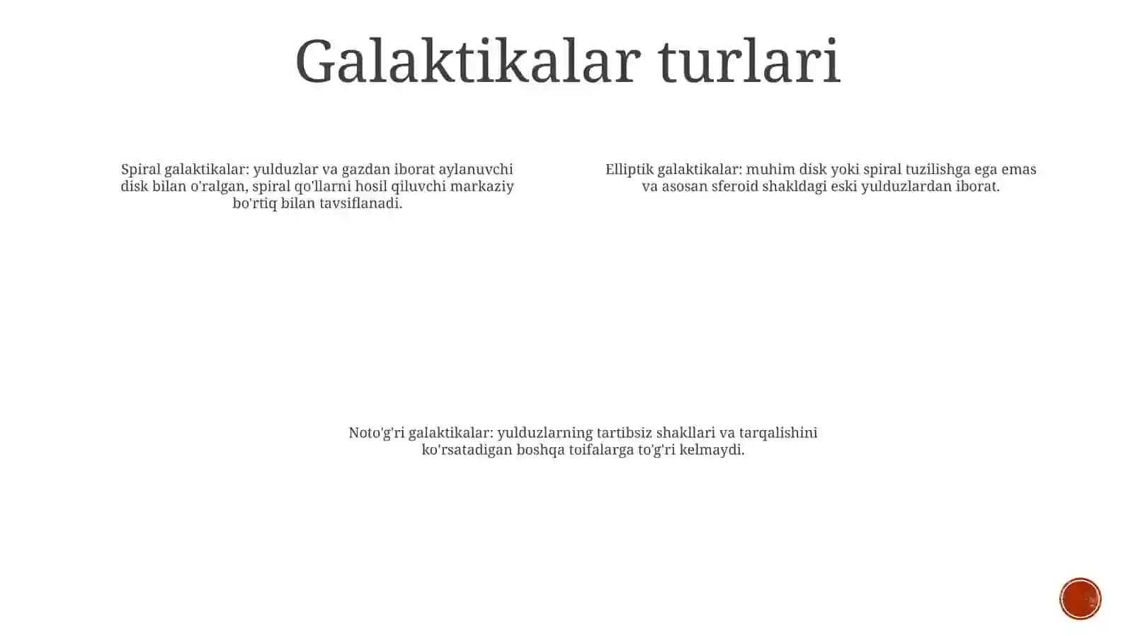 Gallaktikalar 3