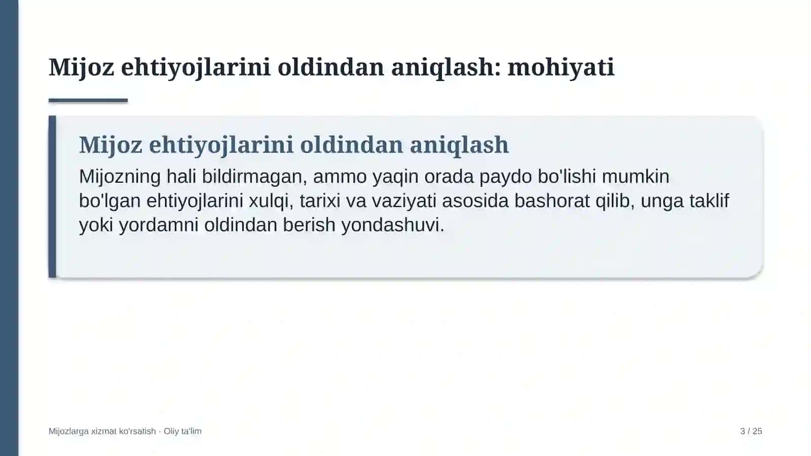 Elektr montaj ishlarida mijoz ehtiyojlarini oldindan aniqlash 3